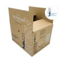 Printed Cardboard Drinks Bottle Box For Lot 42