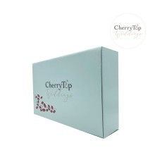 Printed Wedding Git Box For Cherry Top