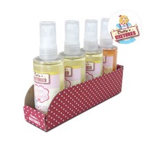 Retail Display Cardboard Shelf For Perfume For Dollys Mixtures