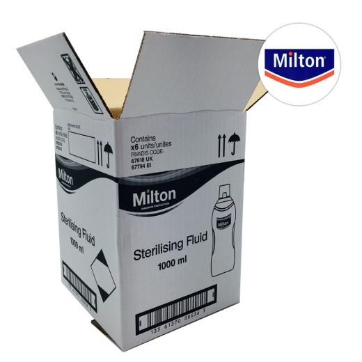 Box For Milton Sterilising Fluid