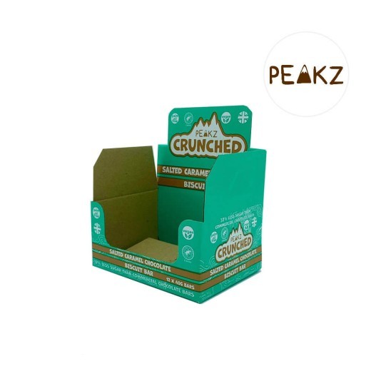 Branded Retail Cardboard Box For Peakz 12 X 40g Bars