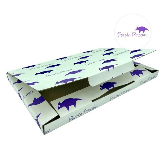 Cardboard Letterbox Envelope For Purple Possom