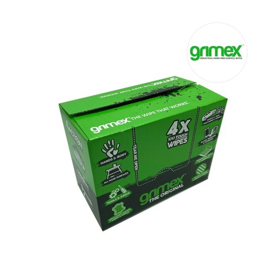 Retail Box For Grimex Cleaning Wipes