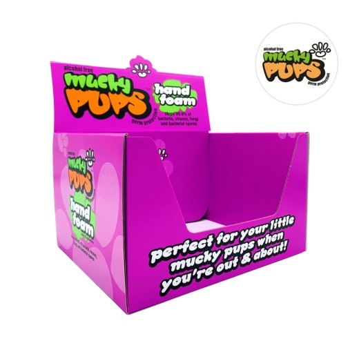 Retail Display Box For Hand Soap Mucky Pups