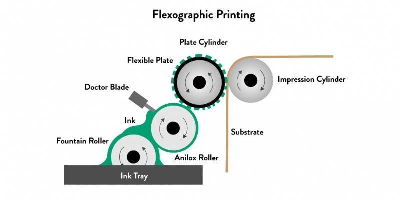 Flexo Printing Diagram